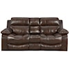 Catnapper 499 Power Leather Console Reclining loveseat