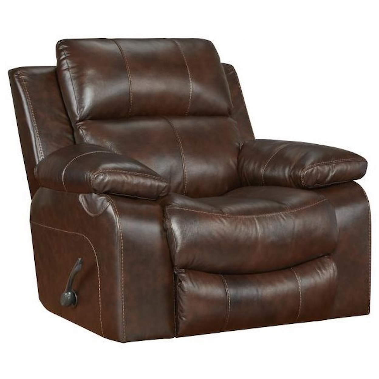 Catnapper 499 Power Leather Recliner
