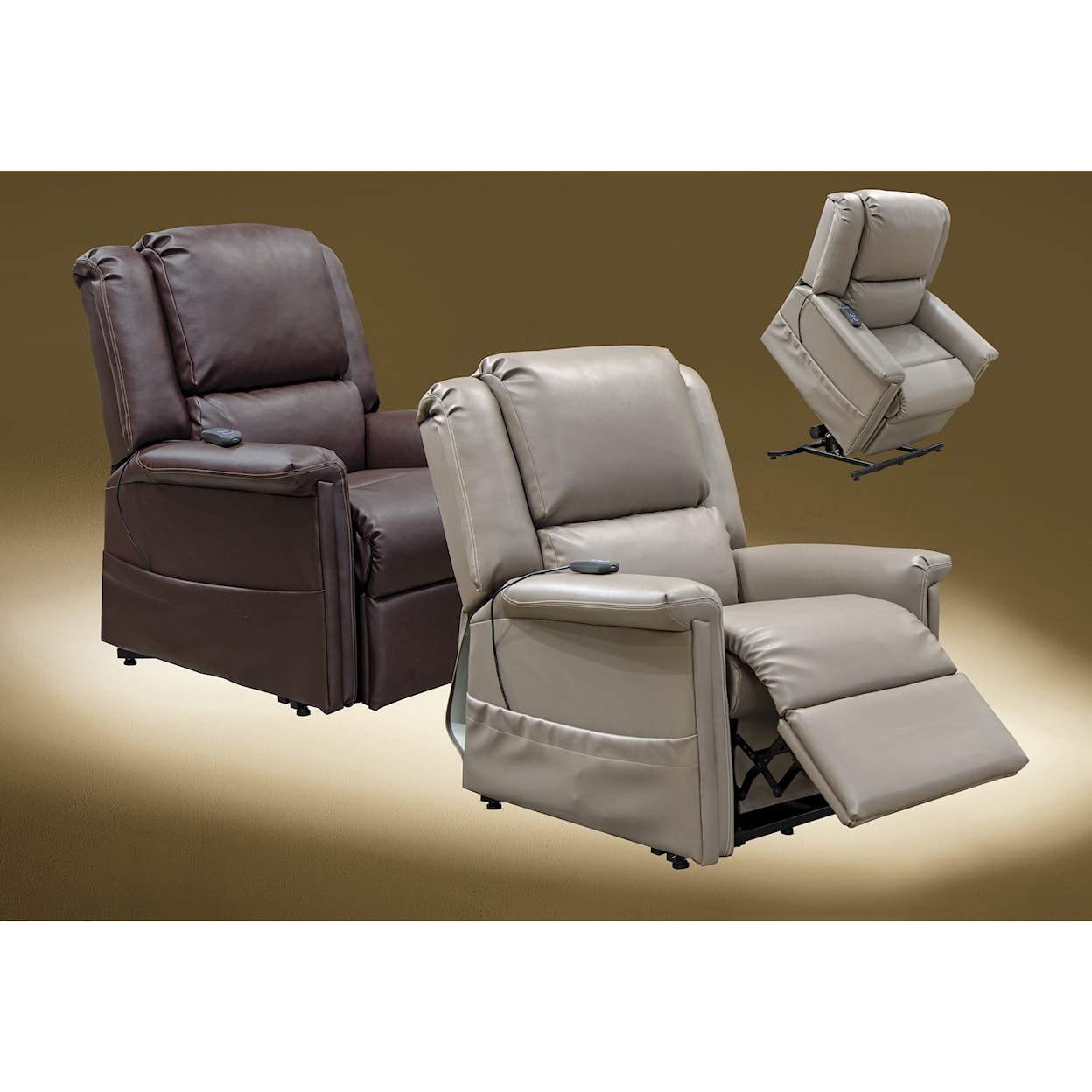 Carolina Furniture Elsie Power Lift Lay Flat Recliner