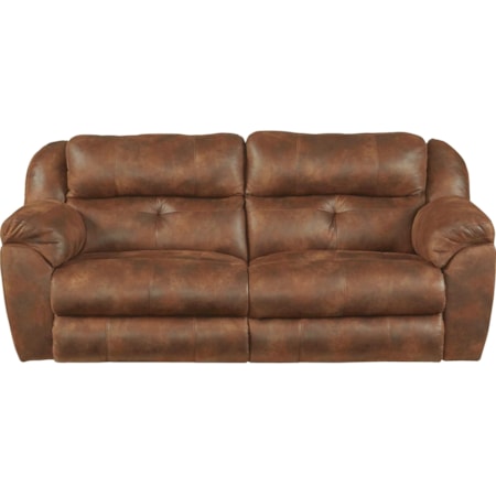 Power Headrest Lay Flat Reclining Sofa