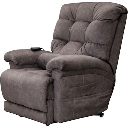 Power Lift Lay Flat Recliner w/ Dual Motor/ Extended Ottoman/ Zero Gravity Trendelenburg Recline/ Heat/Massage