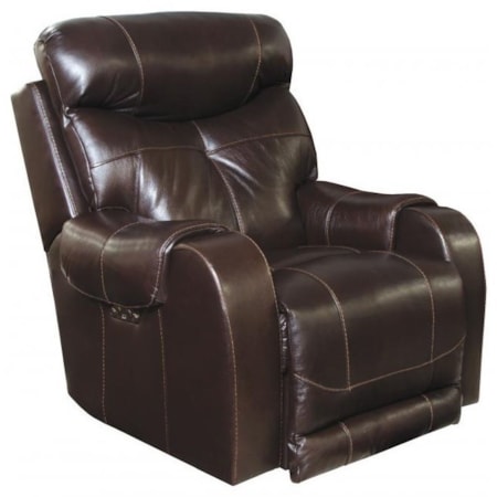 Pwr Headrest Lay Flat Recliner w/ Lumbar