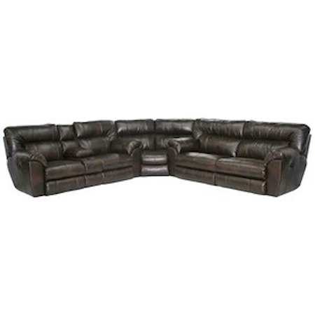 Reclining Power Three Piece Sectional Sofa