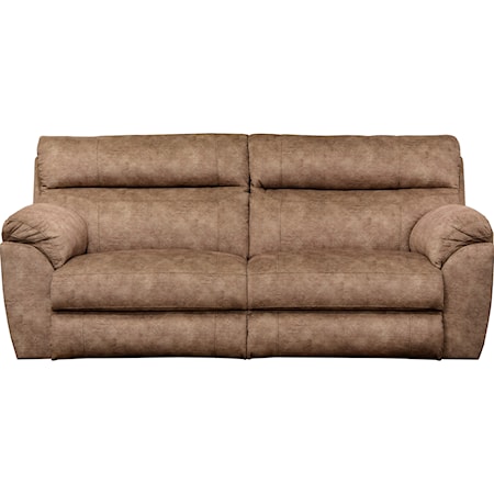Power Headrest Lay Flat Reclining Sofa
