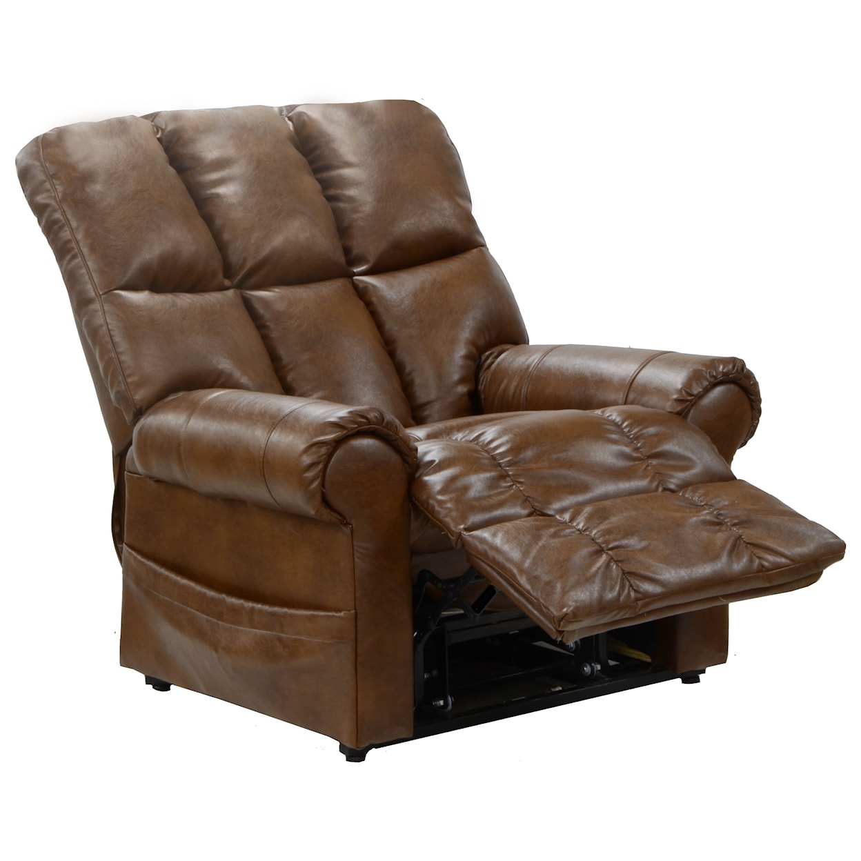 Carolina Furniture Stallworth Power Lift Full Lay-Out Chaise Recliner