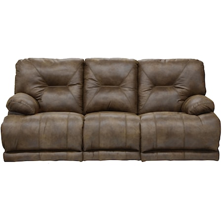 "Lay Flat" Reclining Sofa
