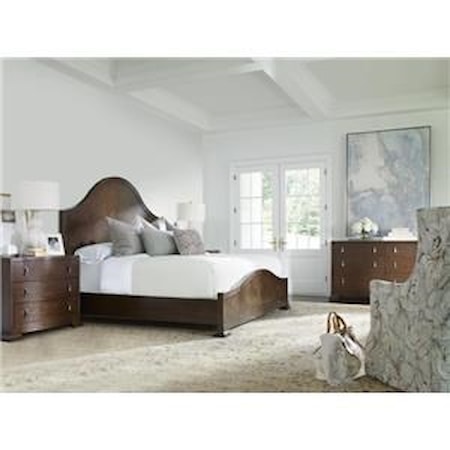 Wood Panel Bedroom Group