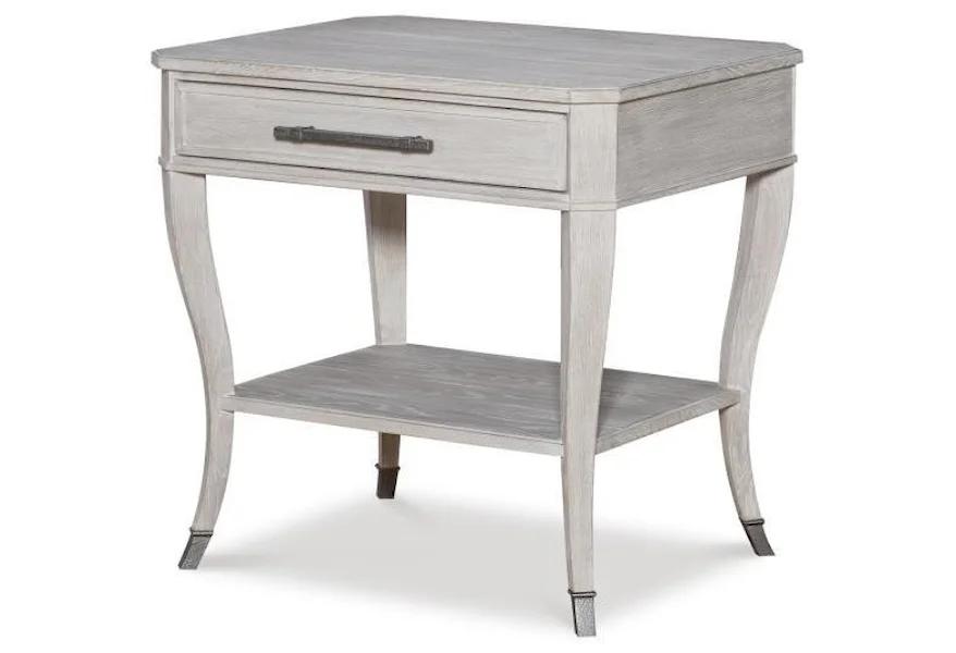 Camden Benjamin Side Table by Century at Malouf Furniture Co.