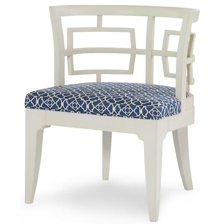 Mia Wood Chair w/ Upholstered Seat