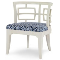 Mia Wood Chair w/ Upholstered Seat