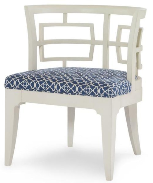 Mia Wood Chair w/ Upholstered Seat