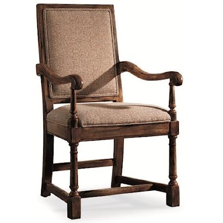 Spacious Rectangular Back Chair