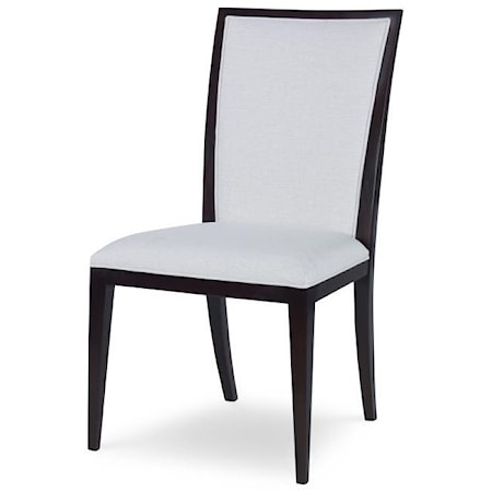 Quincy Dining Side Chair in Off-White Fabric