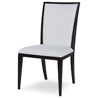 Quincy Dining Side Chair in Off-White Fabric