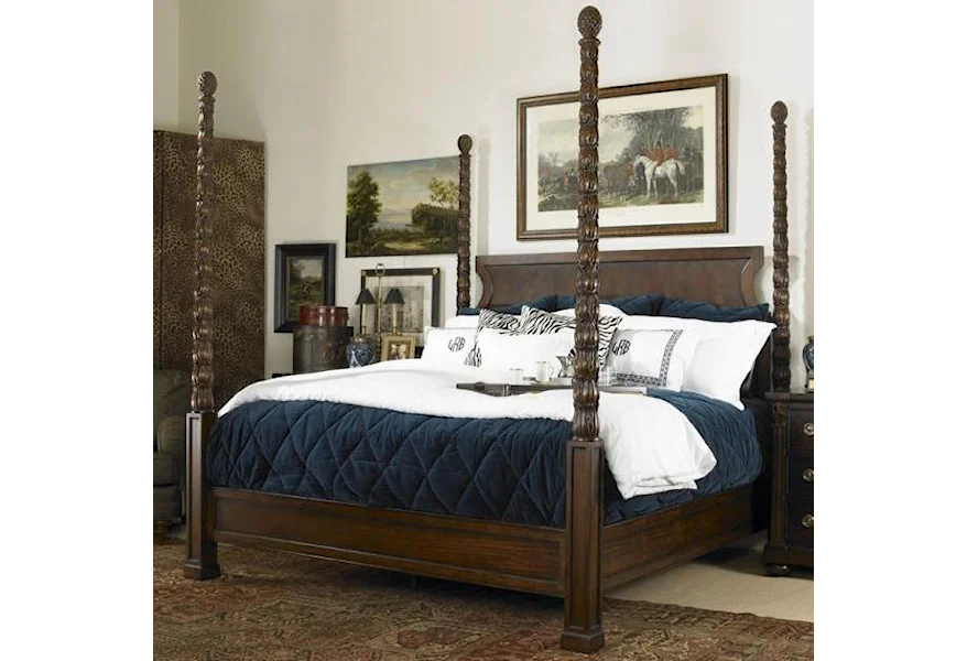 Chelsea Club King Poster Bed by Century at Baer's Furniture