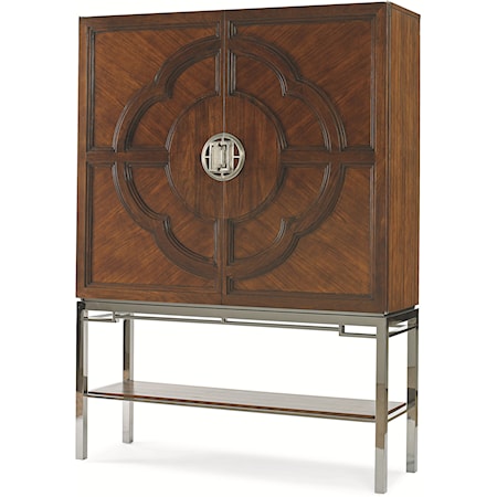 Lotus Bar Cabinet