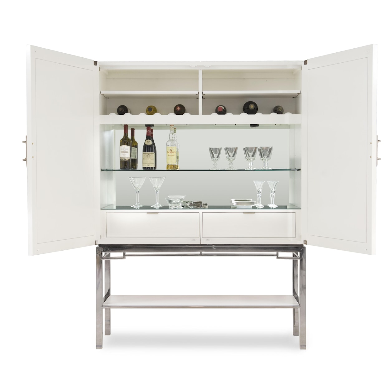 Century Chin Hua Lotus Bar Cabinet