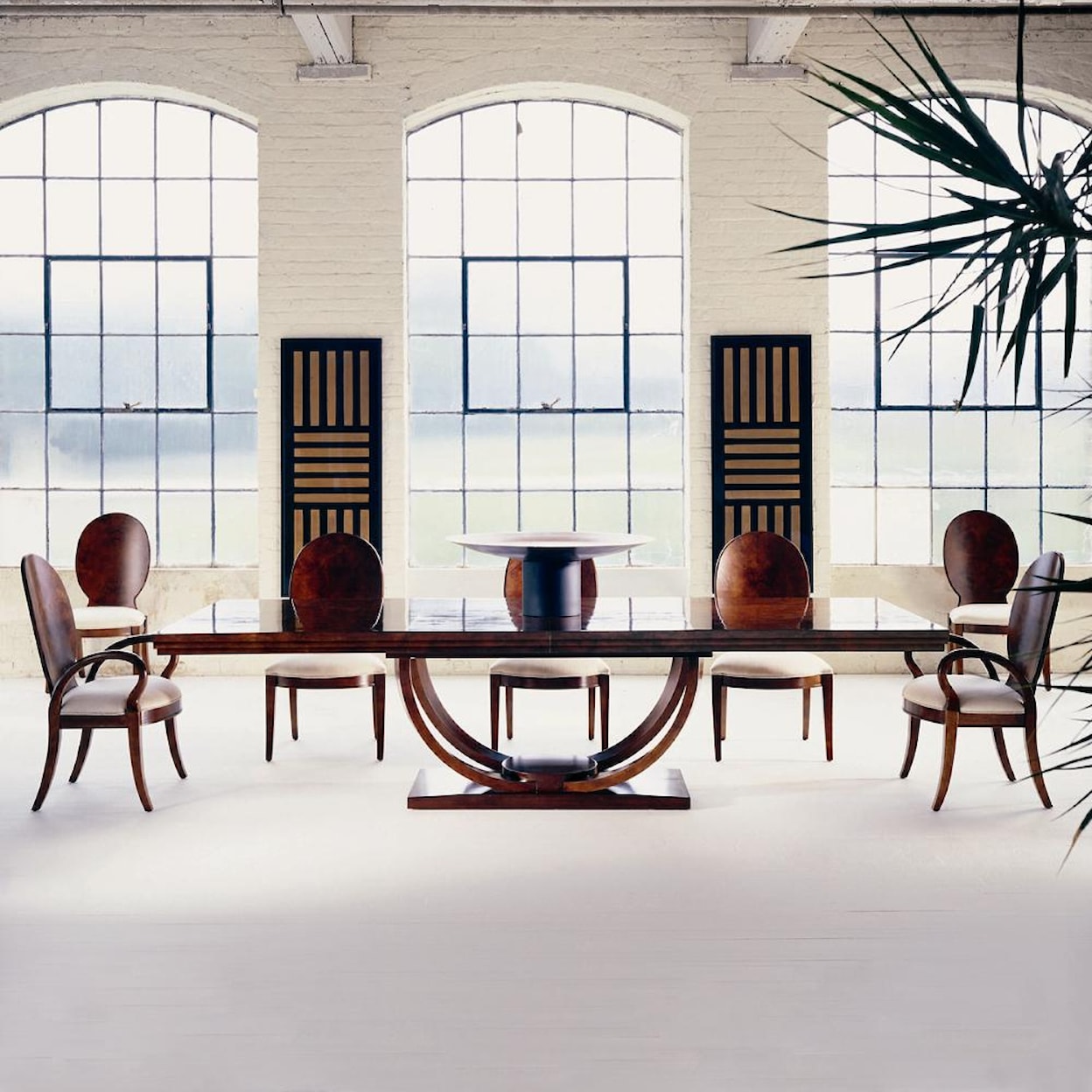 Century Omni Dining Table, Arm Chair and Side Chair Set