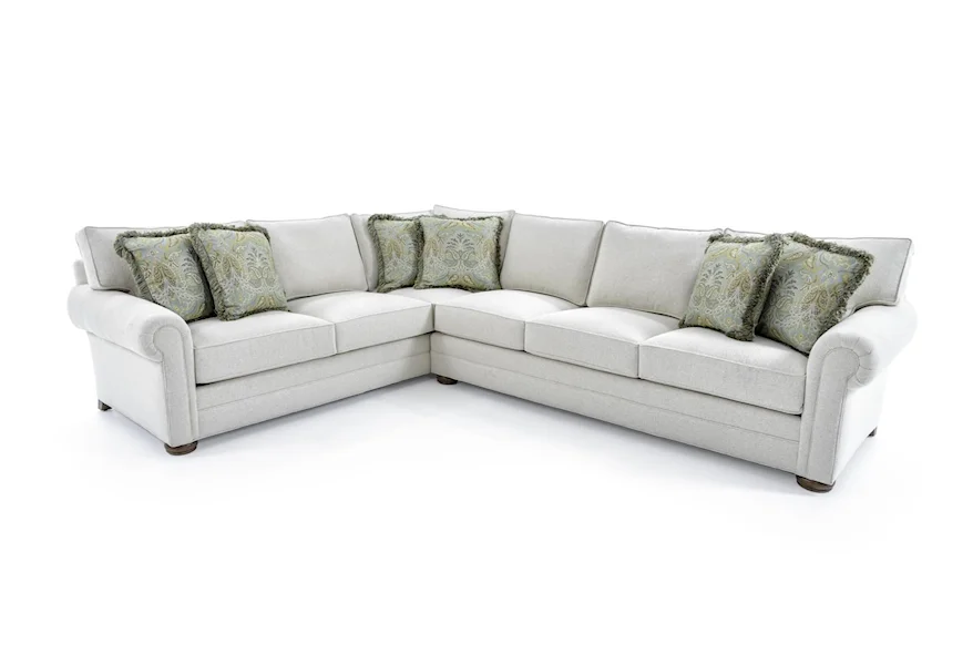 Cornerstone  Customizable Sectional Sofa with Lawson Arms by Century at Baer's Furniture