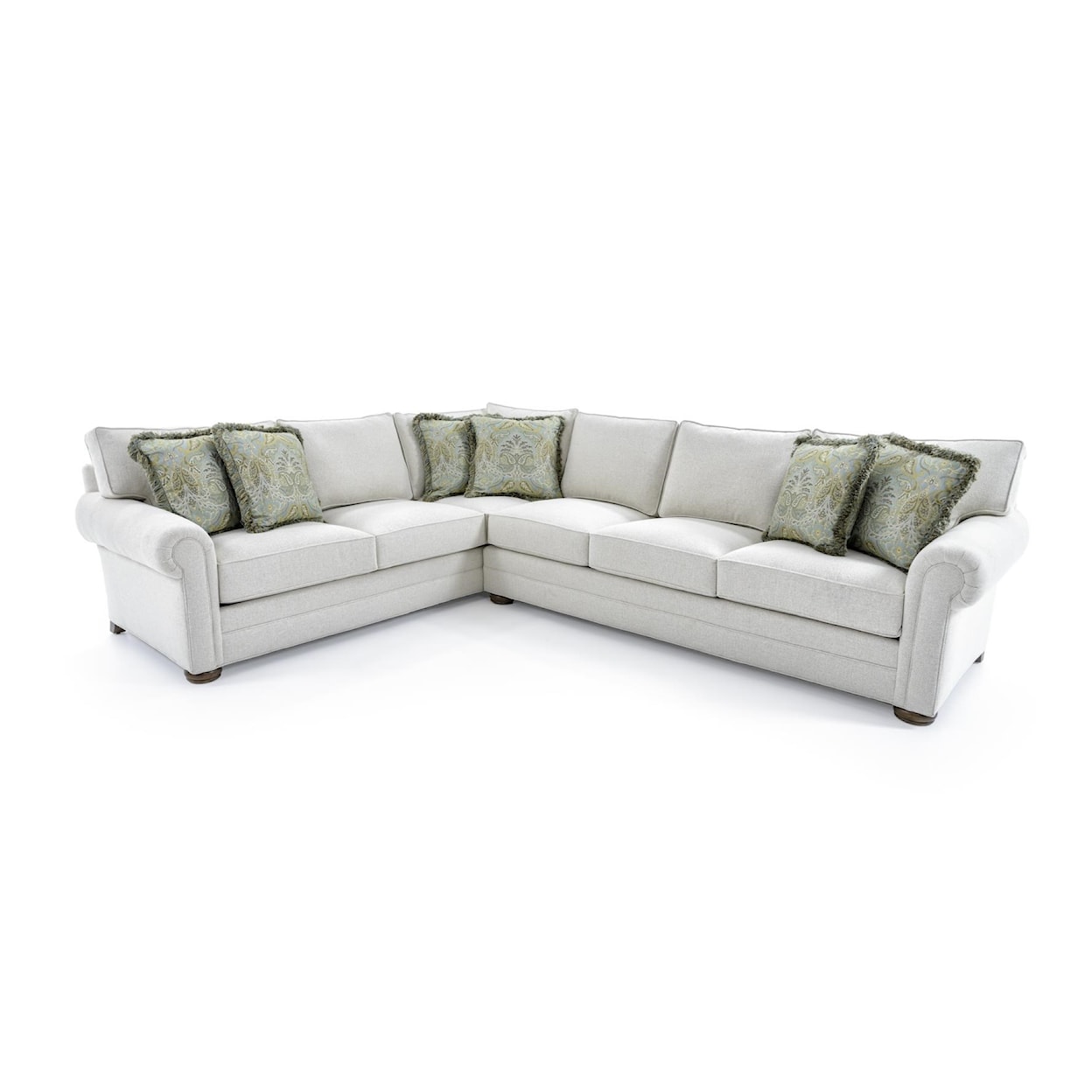 Century Cornerstone Customizable Sectional Sofa with Lawson Arms