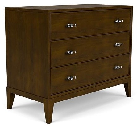 Details Large Nightstand with Acrylic Pulls