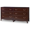Century Details Case - Bedroom Customizable Six Drawer Chest