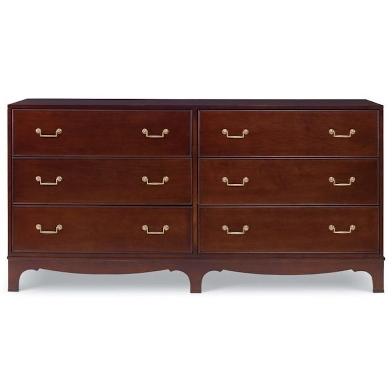 Century Details Case - Bedroom Customizable Six Drawer Chest