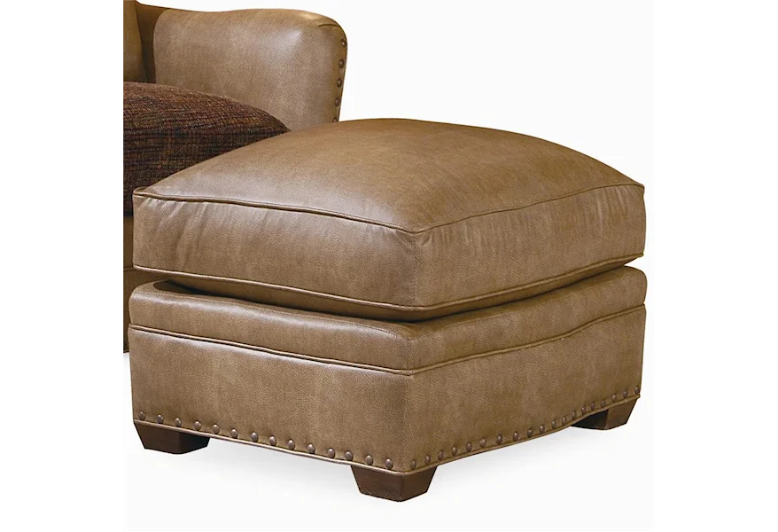 Elegance Upholstered Ottoman by Century at Baer's Furniture