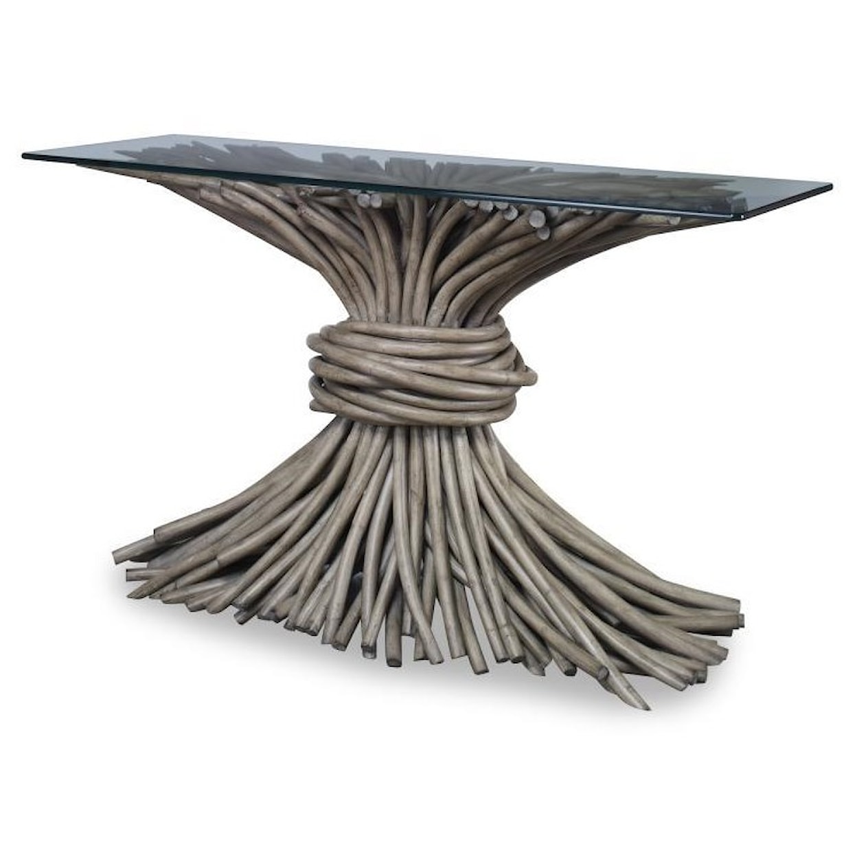 Century Knot - Grey Console Table