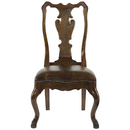 Calderon Side Chair with Nail Head Trim