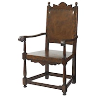 Basilo Antique Medieval Style Arm Chair
