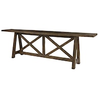 Rustic Tierra Antique Console Table