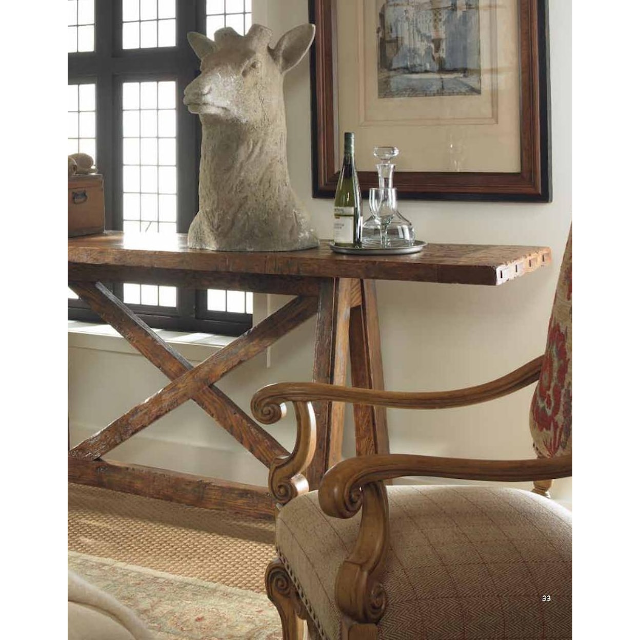 Century Marbella 661 Tierra Console Table