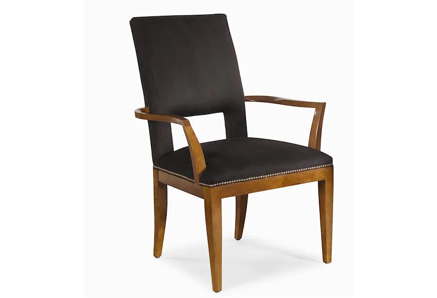 Milan Dining Arm Chair by Century at Baer's Furniture