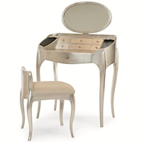Pierre Vanity with 7 Drawers and Chair