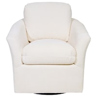 Mill Valley Swivel Chair with Flared Arms