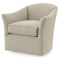 Altos Swivel Chair with Splayed Arms