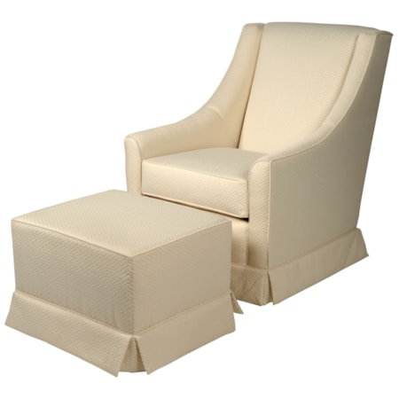 Glider & Gliding Ottoman