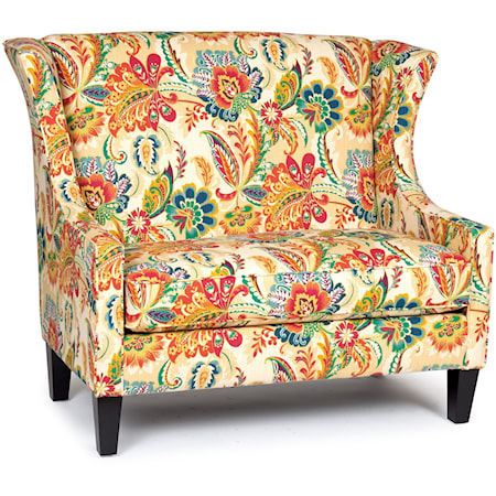 Traditional Wing Back Settee