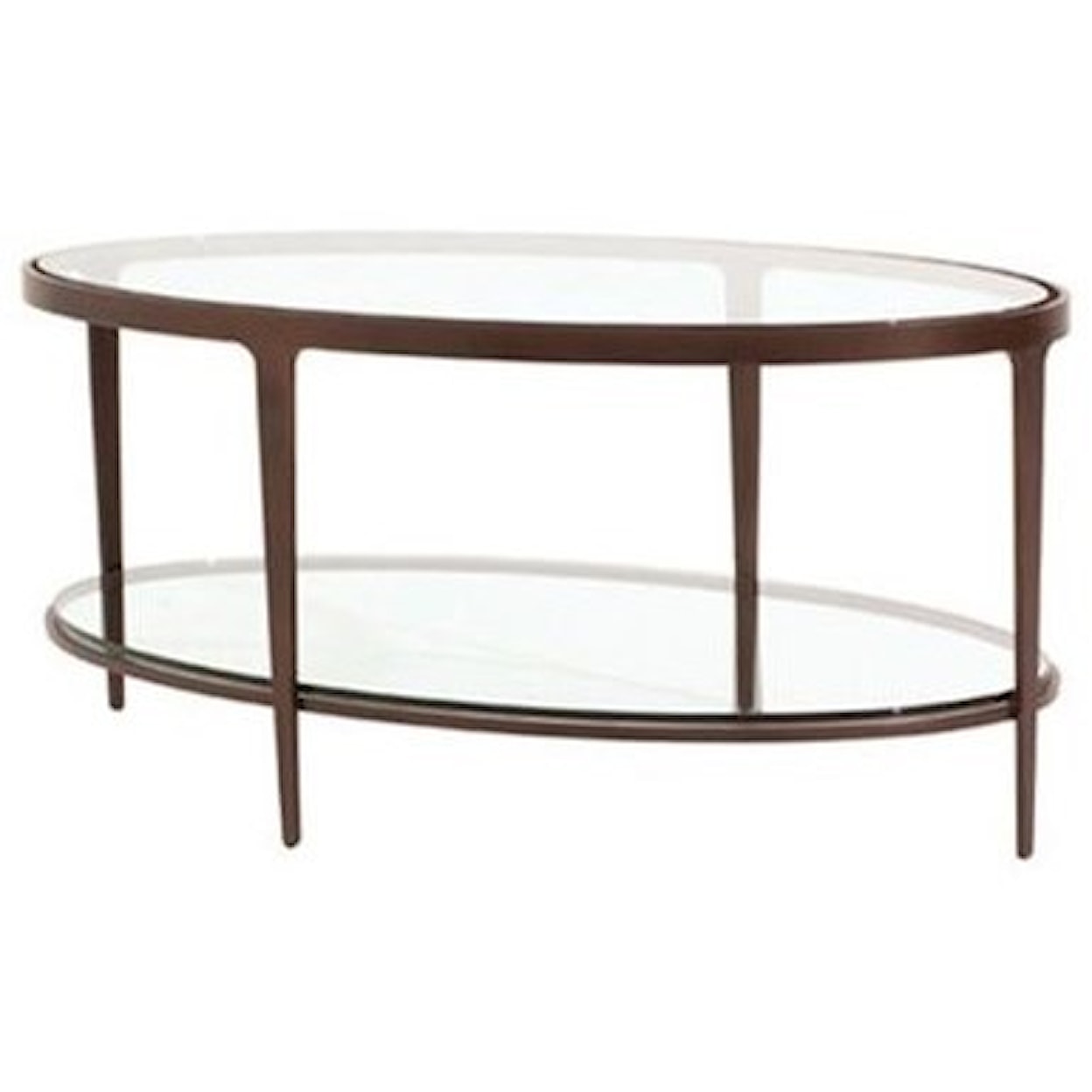 Charleston Forge Dining Room Accents Ellipse Cocktail Table