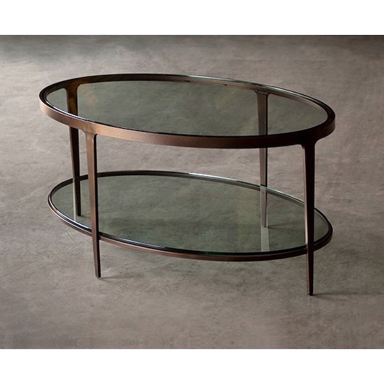 Charleston Forge Dining Room Accents Ellipse Cocktail Table