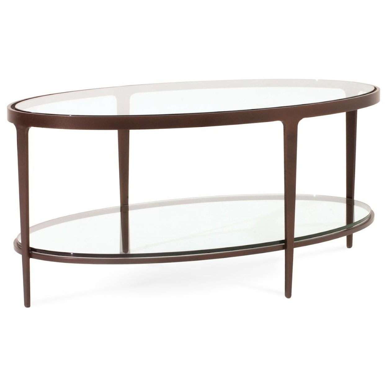 Charleston Forge Ellipse Oval Cocktail Table