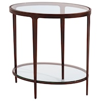 Ellipse Oval End Table