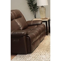 Power Reclining Loveseat with Pillow Arms