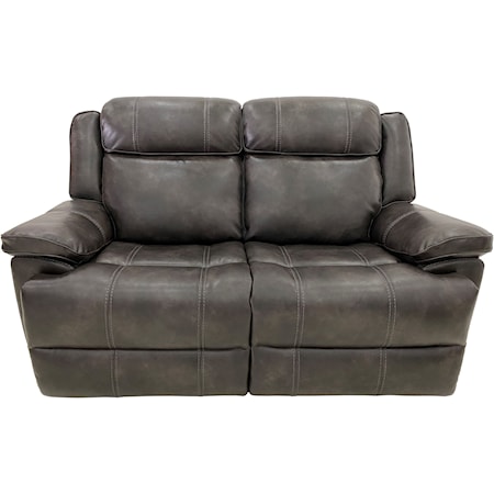 Power Reclining Loveseat with Pillow Arms