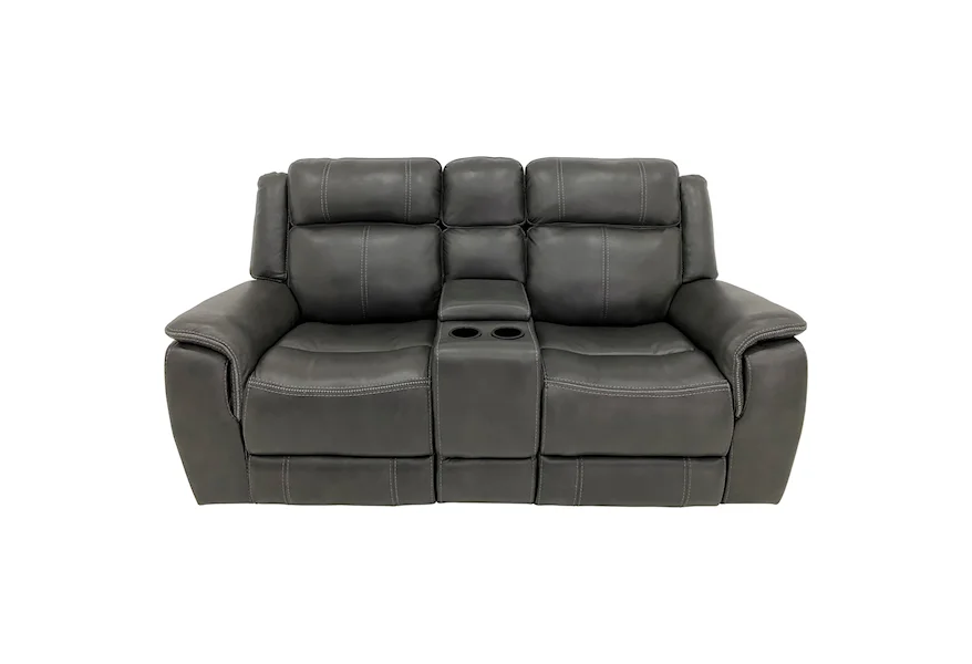 1009 Cheers Power Reclining Console Loveseat by Cheers at Lagniappe Home Store