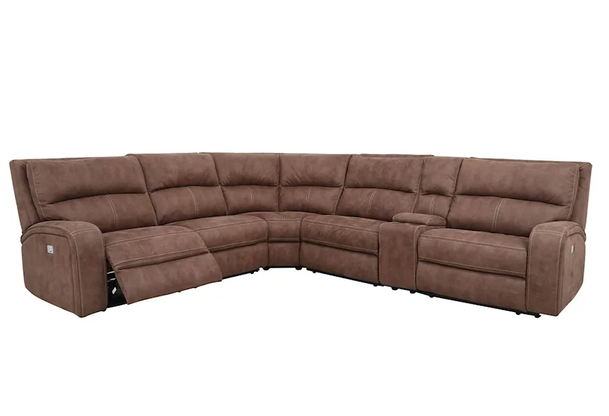 5168HM 6-Piece Power Reclining Sectional by Cheers at Lagniappe Home Store