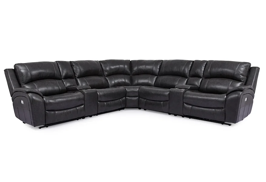 5313 Power Reclining Sectional Sofa by Cheers at Lagniappe Home Store