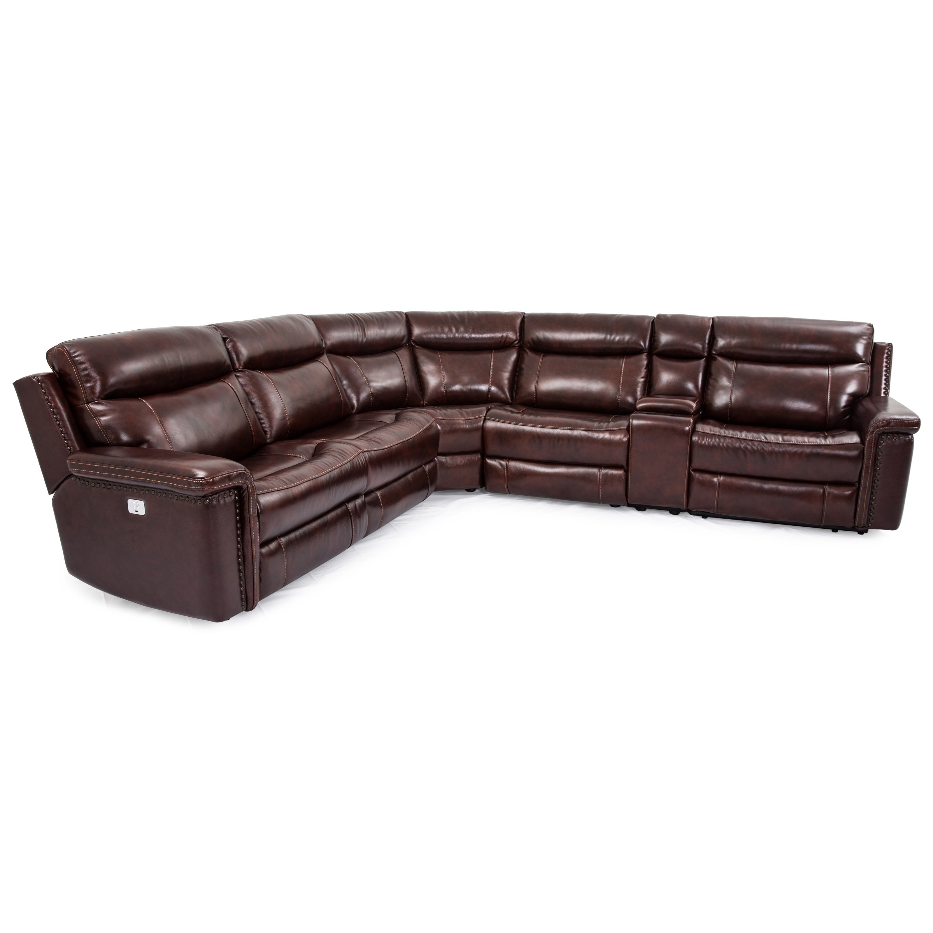 Power Headrest Reclining Sectional