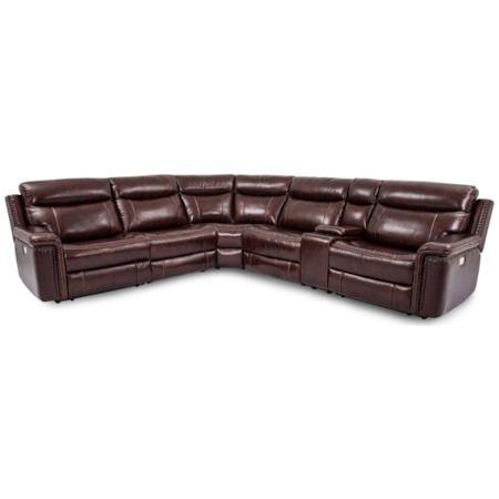 Power Headrest Reclining Sectional
